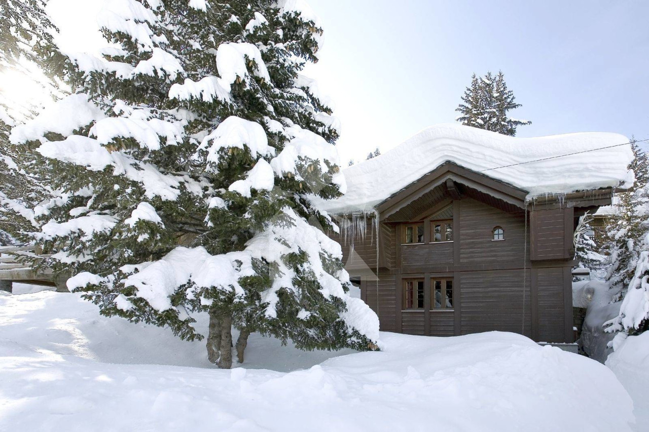 villa in Courchevel : Rent this  typically ski in ski out Savoyard mountain chalet - Photo 0