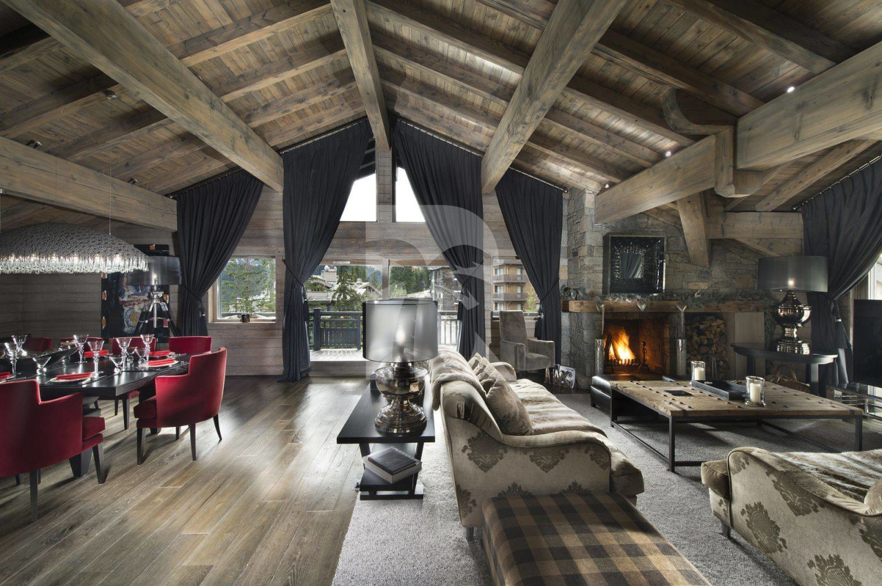 villa in Courchevel : Rent one of the most luxury chalet in Courchevel fully catered. - Photo 5