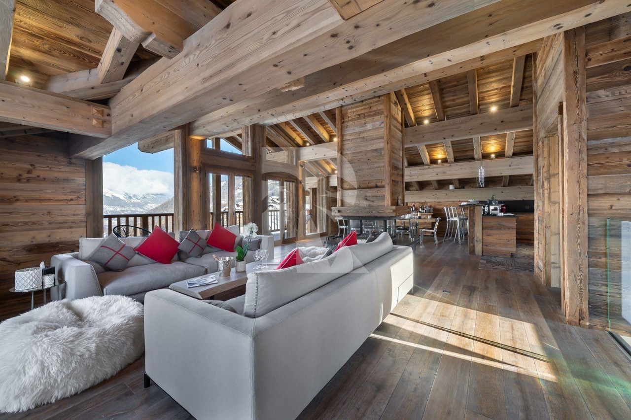 villa in St Martin de Belleville : Rent this modern chalet located in St Martin de Belleville with an indoor swimming pool - Photo 2
