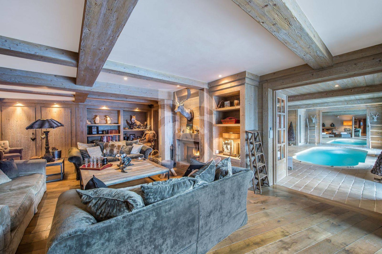 villa in Meribel : Rent one of the most luxurious chalet of Méribel with a wellness area, indoor pool for 15 guests. - Photo 5