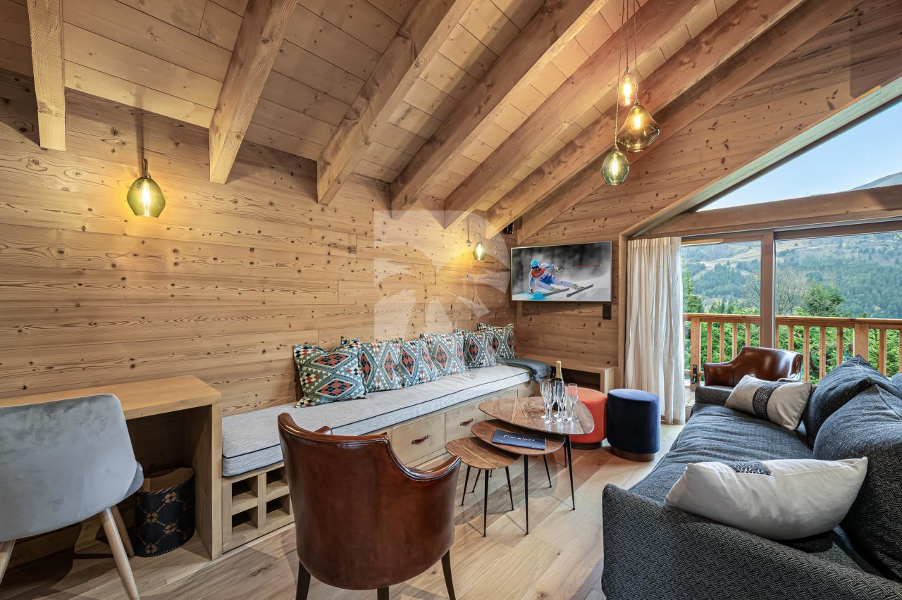 villa in Meribel : Rent this new built chalet in the Plateau of Méribel with a gorgeous view for 12 guests. - Photo 7