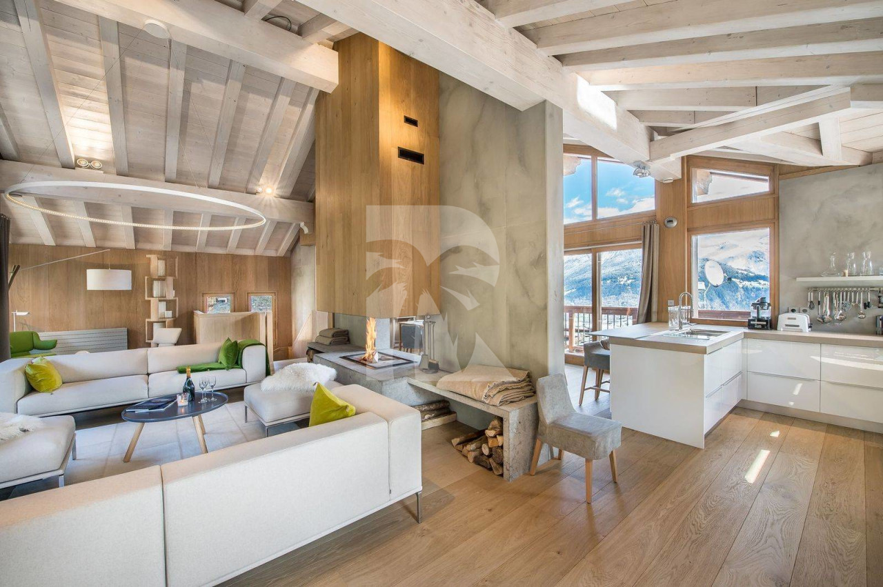 villa in Courchevel : Rent this beautiful new modern chalet in Courchevel Village for 11 guests. - Photo 9