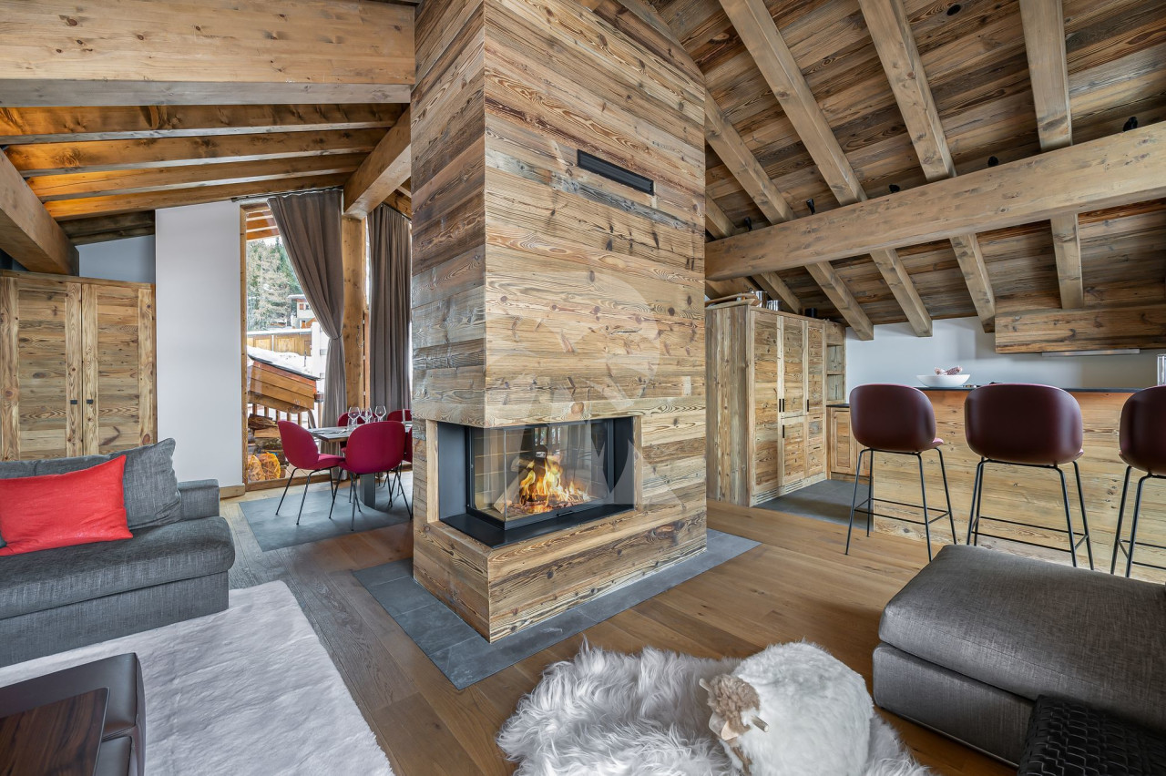 villa in Courchevel : Rent this brand new chalet in Courchevel Village for 14 guests. - Photo 12