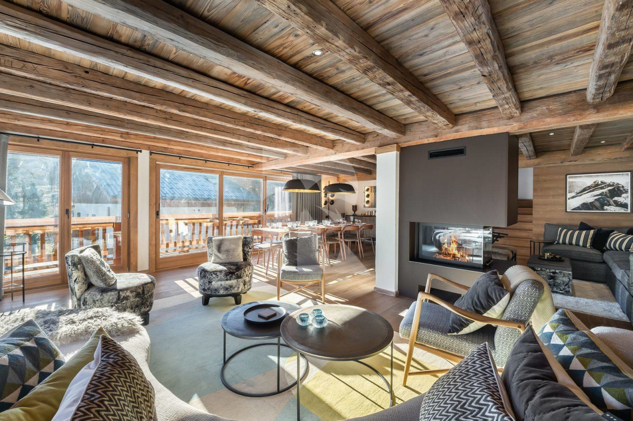 villa in Meribel : Rent this prestigious and comfortable chalet for 10 guests in Méribel Le Raffort. - Photo 6