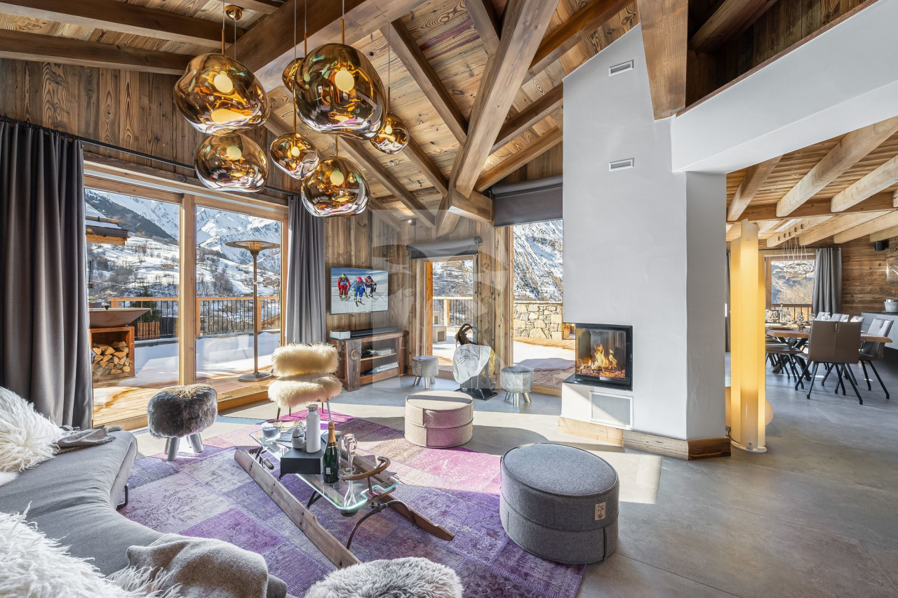 villa in St Martin de Belleville : Rent this traditional but modern chalet in La Villette area in St Martin de Belleville. - Photo 2