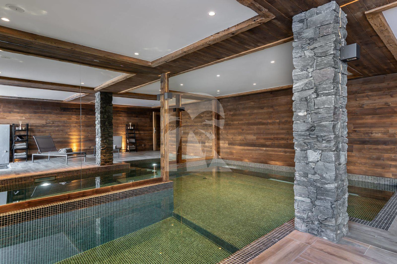 villa in St Martin de Belleville : Rent this modern chalet located in St Martin de Belleville with an indoor swimming pool - Photo 7