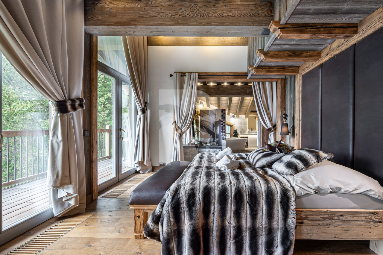 villa in Courchevel : Rent this 6 bedrooms chalet in Belvedere with a large well ness area. - Photo 7