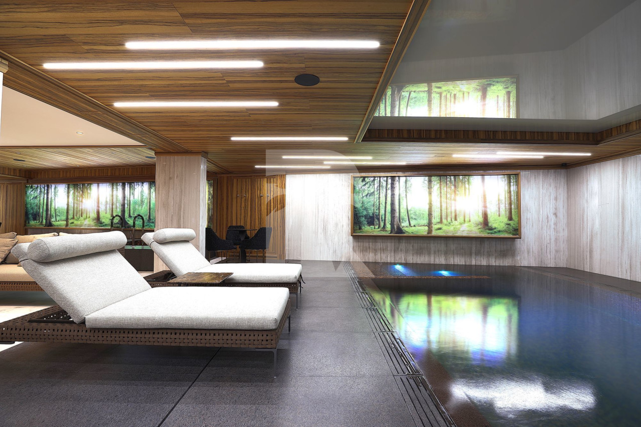 villa in Courchevel : Rent this prestigious chalet nestled in the Cospillot area in Courchevel 1850 which can accommodate 14 guests - Photo 4