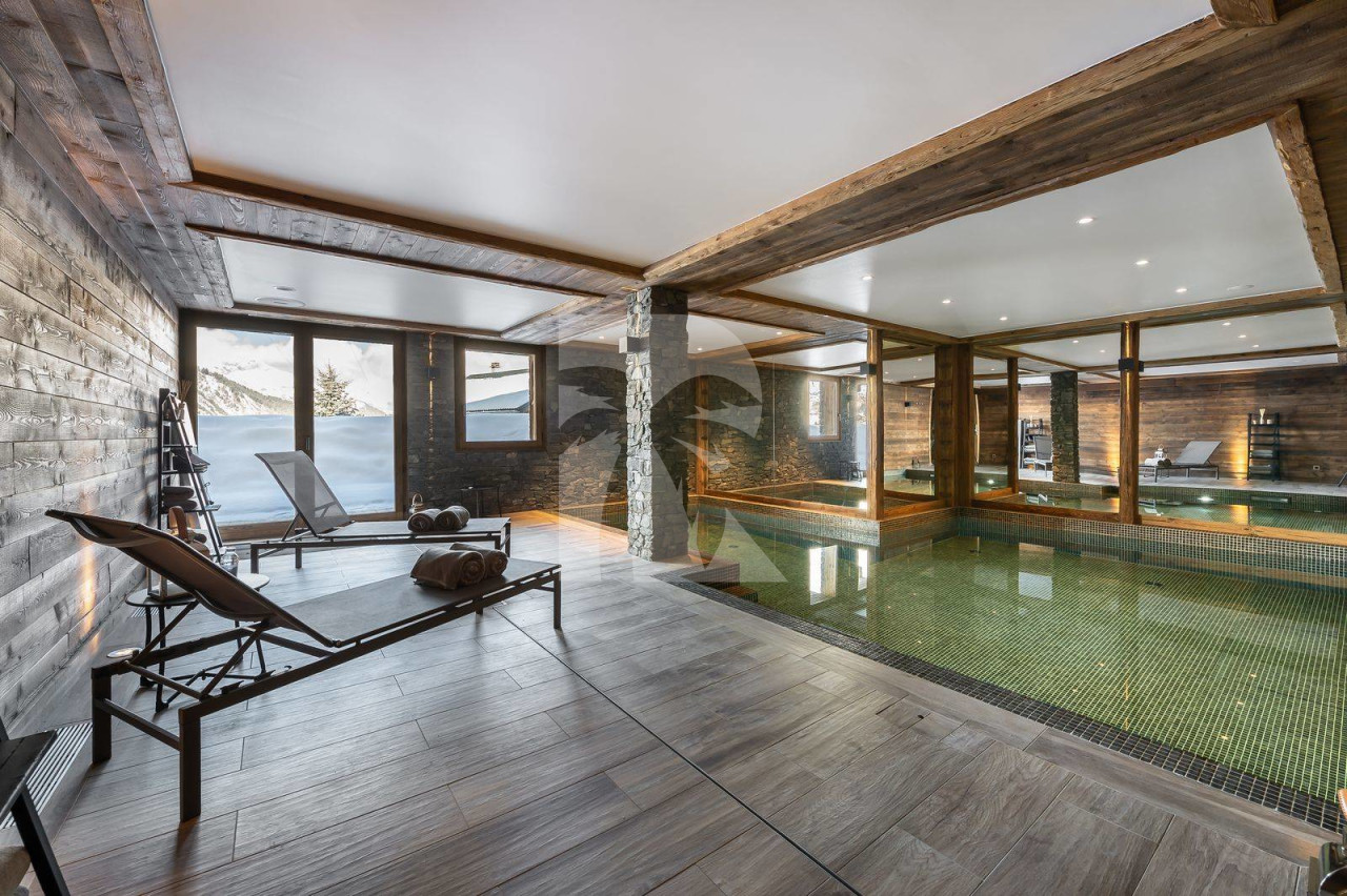 villa in St Martin de Belleville : Rent this modern chalet located in St Martin de Belleville with an indoor swimming pool - Photo 1