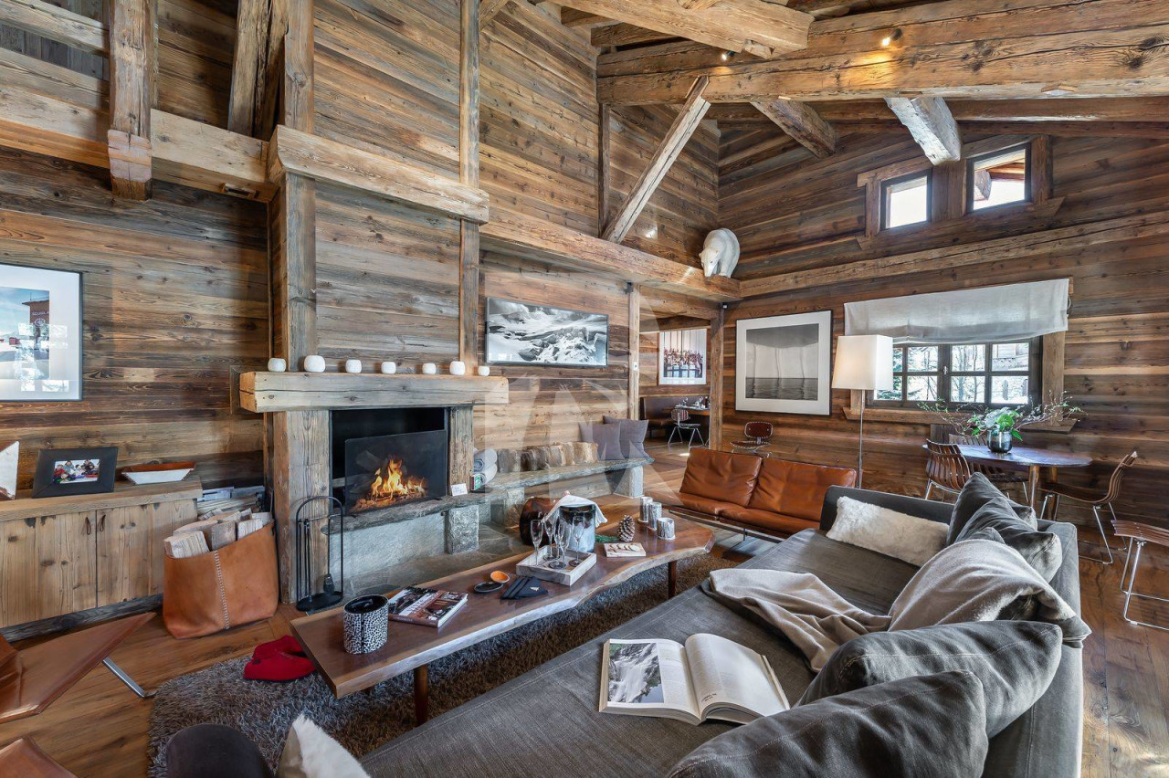 villa in Courchevel : Rent this traditional chalet located in the area of Nogentil in Courchevel 1850 - Photo 4