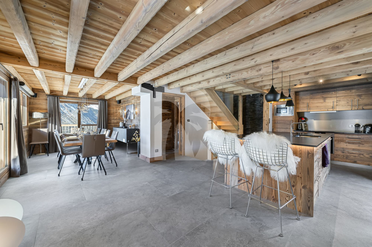 villa in St Martin de Belleville : Rent this traditional but modern chalet in La Villette area in St Martin de Belleville. - Photo 4