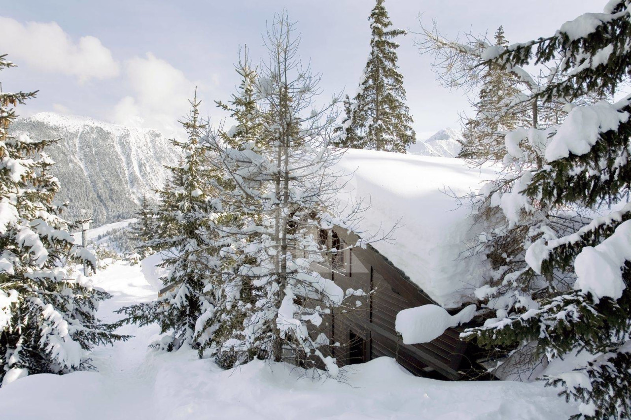 villa in Courchevel : Rent this  typically ski in ski out Savoyard mountain chalet - Photo 1