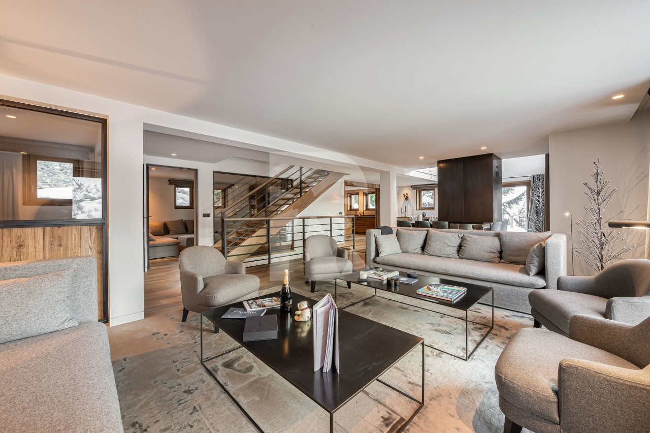 villa in St Martin de Belleville : Rent this ski in ski out chalet in St Martin de Belleville for 14 guests. - Photo 4