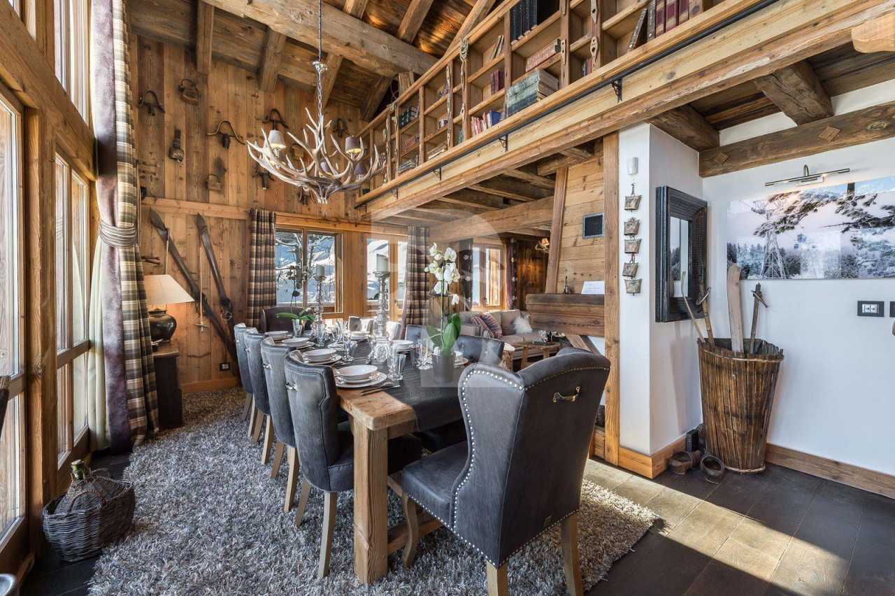 villa in Courchevel : Rent this mountain chalet in Courchevel 1550 - Photo 3