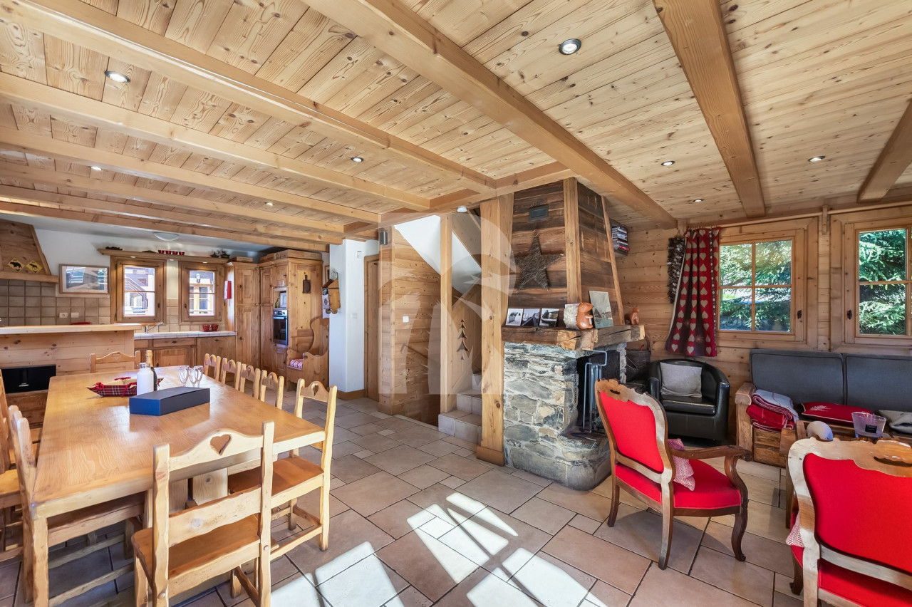 villa in Courchevel : Rent cosy individual chalet with its Hammam - Photo 6