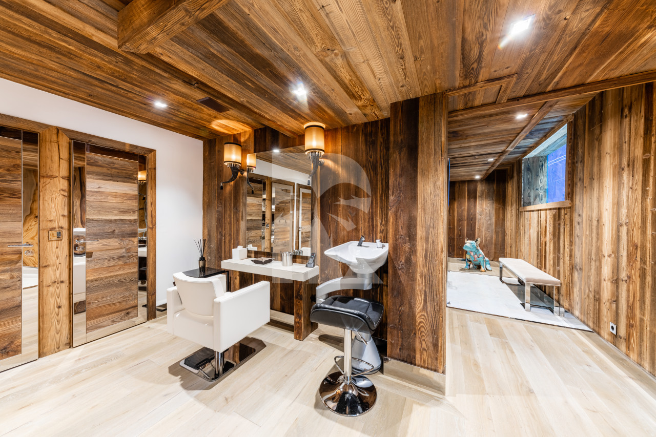 villa in Megeve : Rent exceptional Chalet with view of Mont Blanc - Photo 10