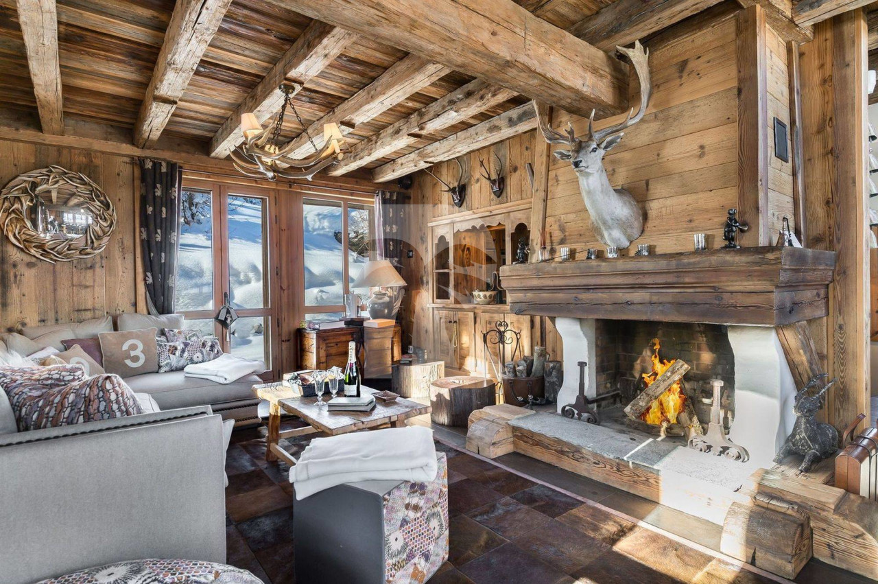 villa in Courchevel : Rent this mountain chalet in Courchevel 1550 - Photo 2