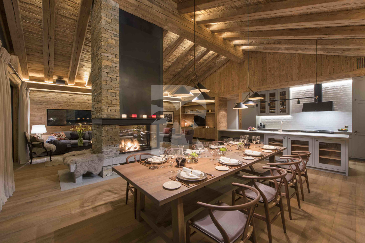 villa in Zermatt : Rent sumptuous 5-bedroom chalet in Zermatt - Photo 8
