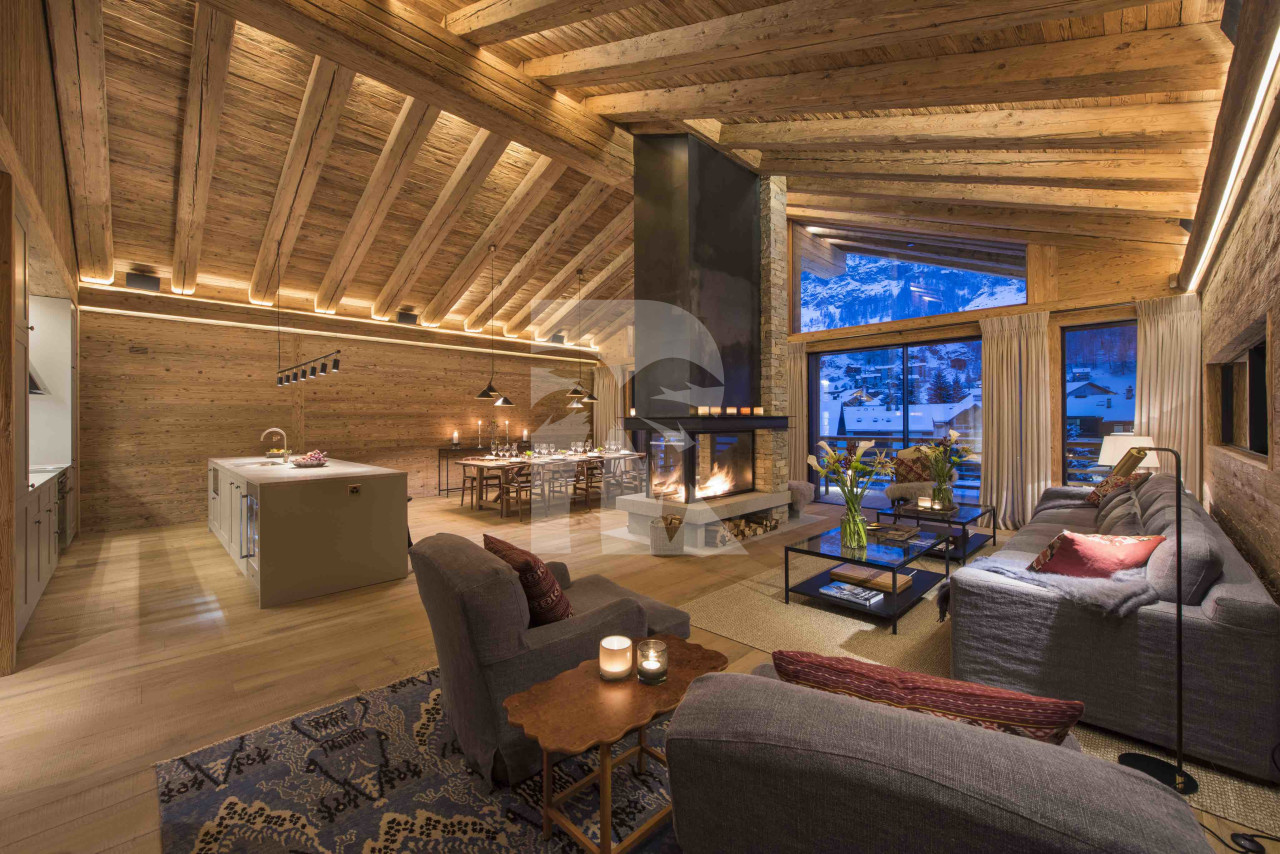 villa in Zermatt : Rent sumptuous 5-bedroom chalet in Zermatt - Photo 1