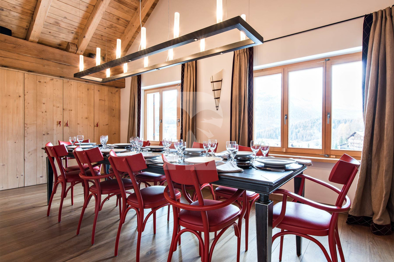 villa in Verbier : Rent large chalet with 8 bedrooms and indoor swimming pool and sauna - Photo 4
