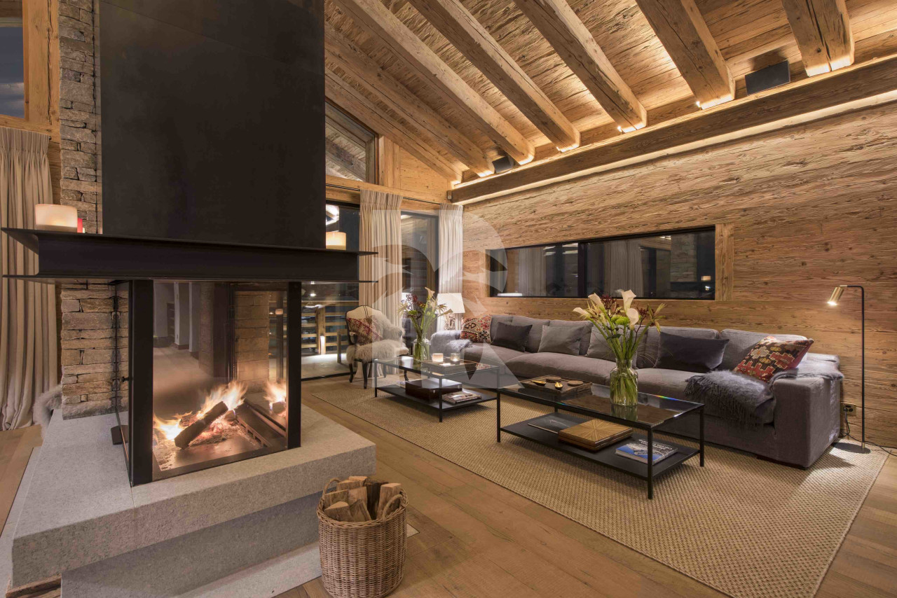 villa in Zermatt : Rent sumptuous 5-bedroom chalet in Zermatt - Photo 2