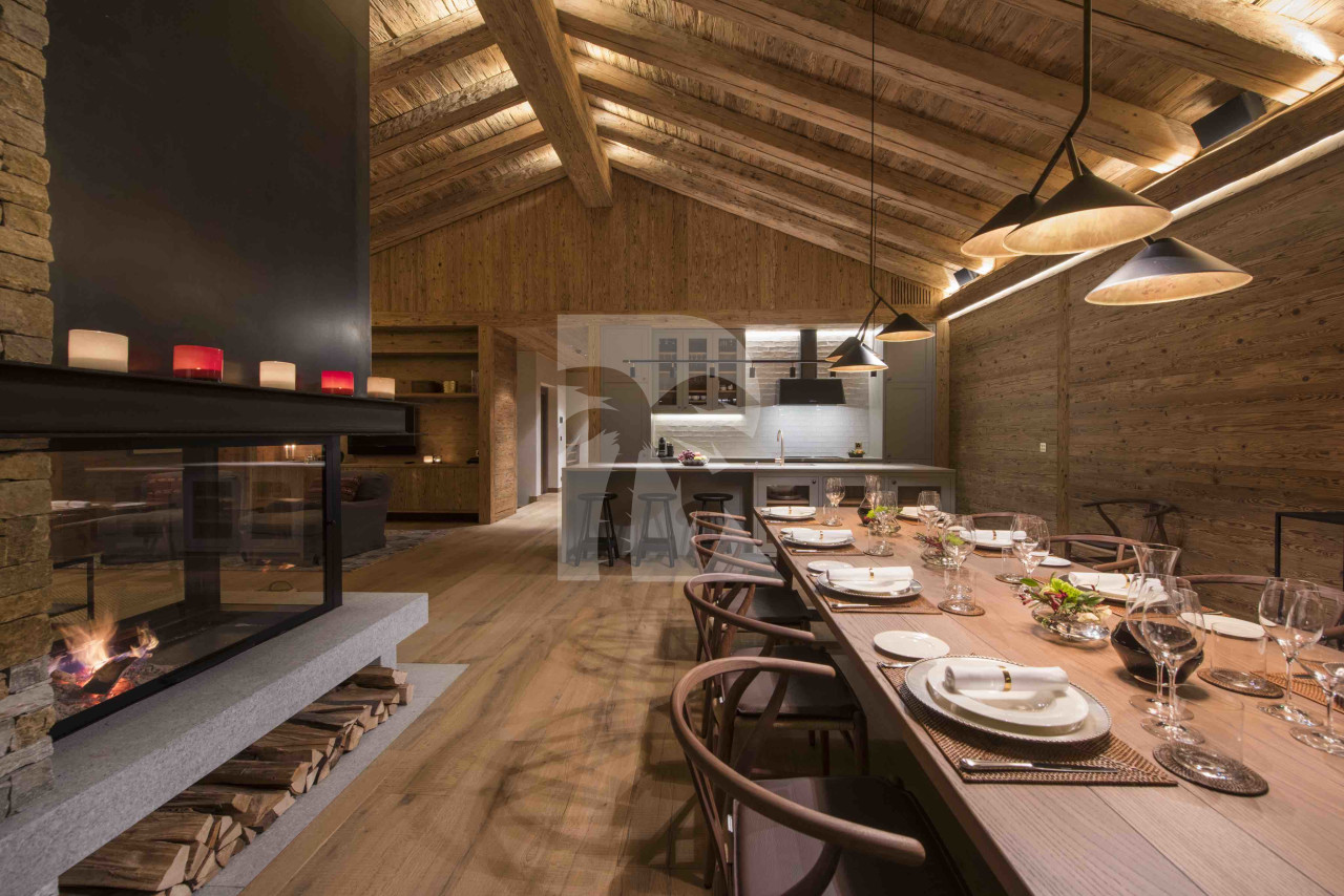 villa in Zermatt : Rent sumptuous 5-bedroom chalet in Zermatt - Photo 4