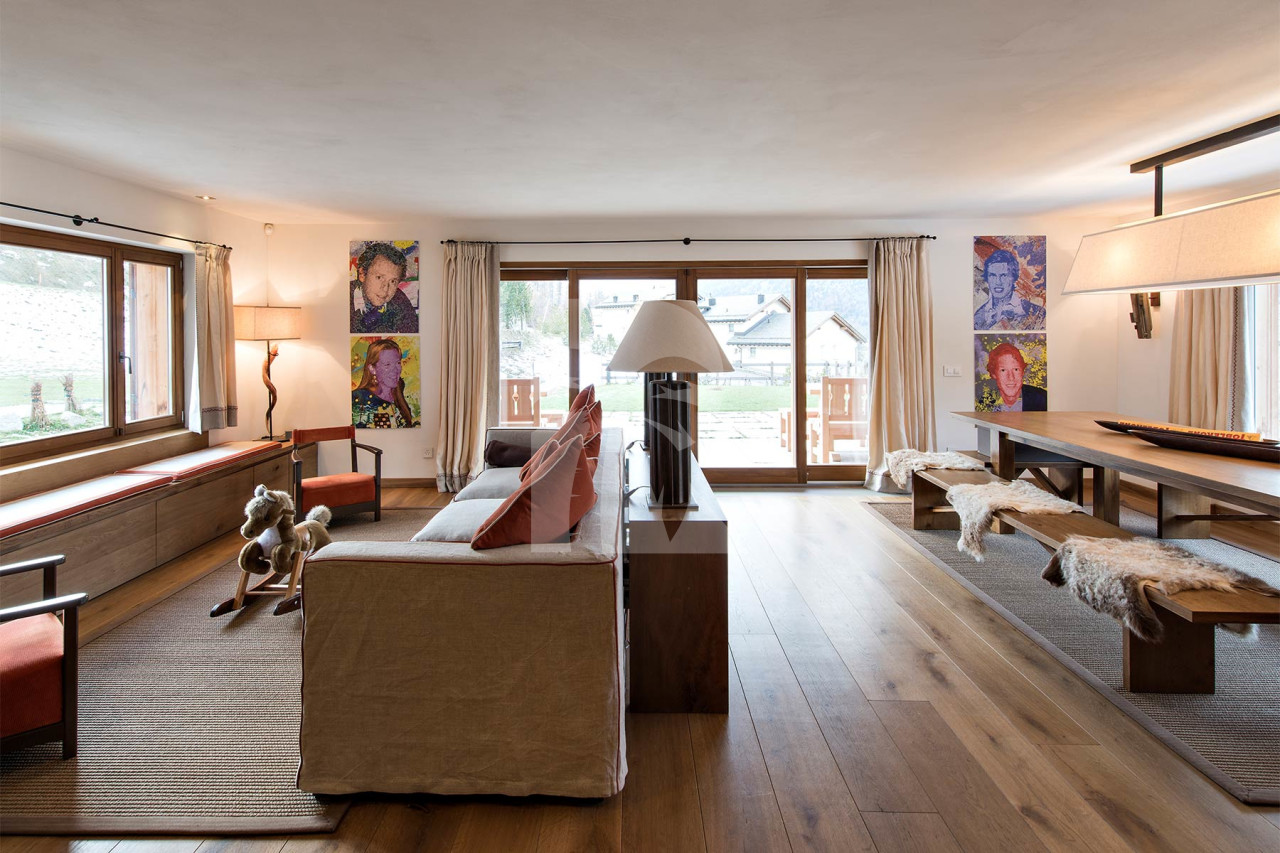 villa in Verbier : Rent large chalet with 8 bedrooms and indoor swimming pool and sauna - Photo 3