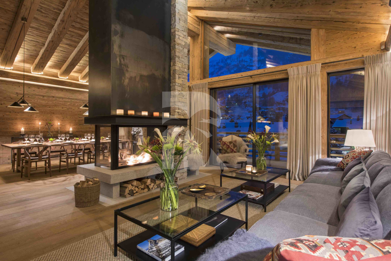 villa in Zermatt : Rent sumptuous 5-bedroom chalet in Zermatt - Photo 0