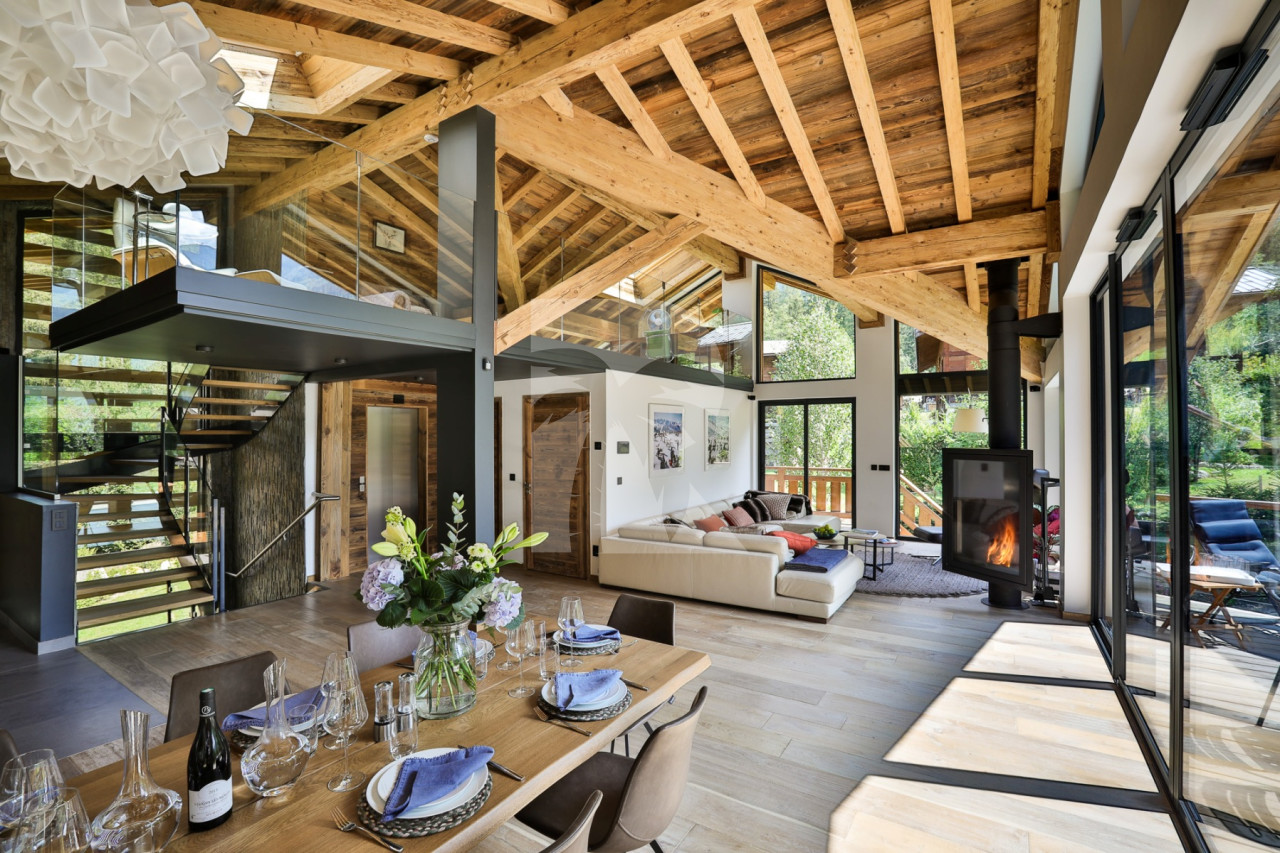 villa in Chamonix : Rent amazing chalet in Chamonix - Photo 4