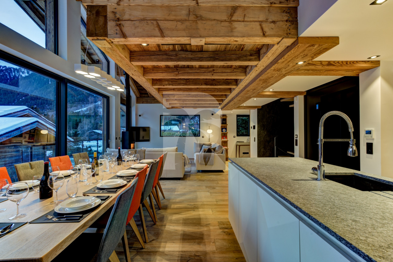 villa in Chamonix : Rent superb 5-bedroom chalet in Chamonix with indoor swimming pool - Photo 6
