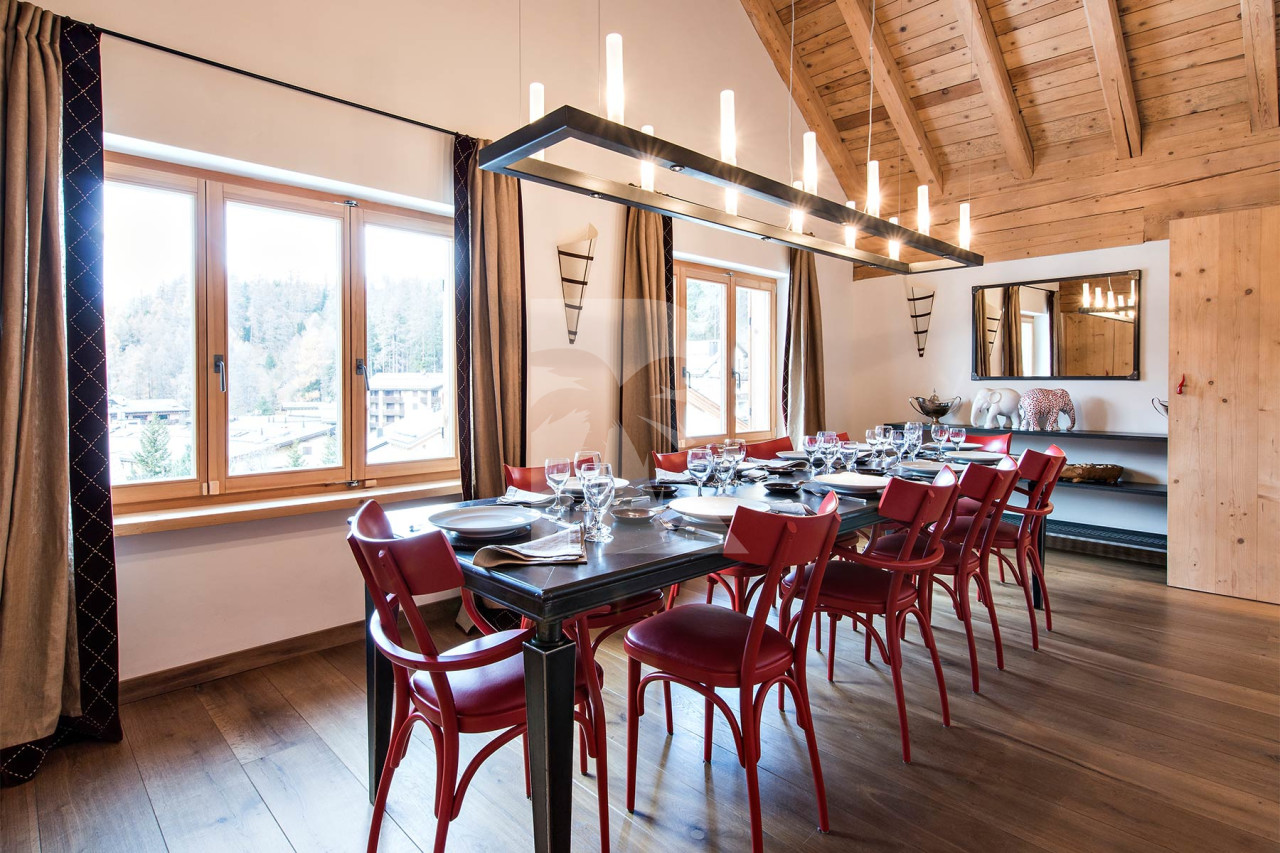 villa in Verbier : Rent large chalet with 8 bedrooms and indoor swimming pool and sauna - Photo 5