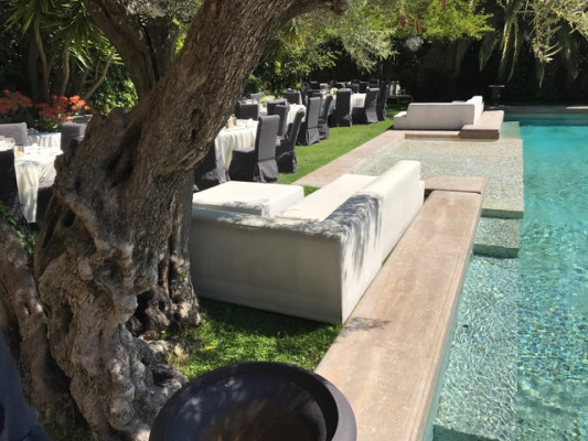 villa in Cannes : Rent Magnificent 8  bedroom Chateau styled villa in the hills of Cannes, ideal for events and large groups - Photo 9
