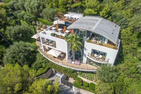 villa in Saint-Jean-Cap-Ferrat : Rent unique modern villa with panoramic sea view in Saint Jean Cap Ferrat - Photo 5