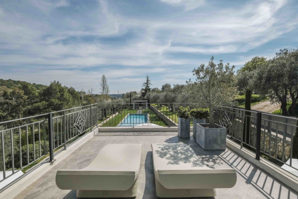 villa in Châteauneuf-Grasse : Rent wonderful modern villa located in very peaceful surroundings close to Valbonne - Photo 42