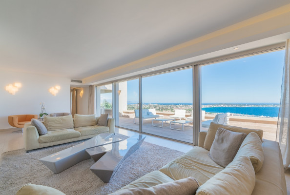 villa in Cannes : Rent wonderful modern villa on the heights of Cannes with a great Seaview - Photo 3