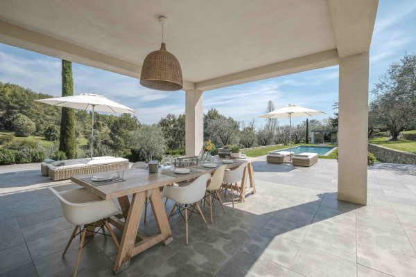 villa in Châteauneuf-Grasse : Rent wonderful modern villa located in very peaceful surroundings close to Valbonne - Photo 12