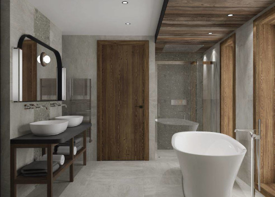 villa in Megève : Rent this 5 luxury bedrooms chalet in Mont d'arbors - Photo 9