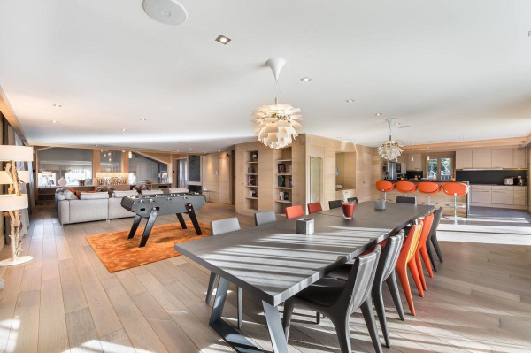villa in Courchevel : Rent one of the most beautiful chalet in Courchevel Moriond 1650 - Photo 2
