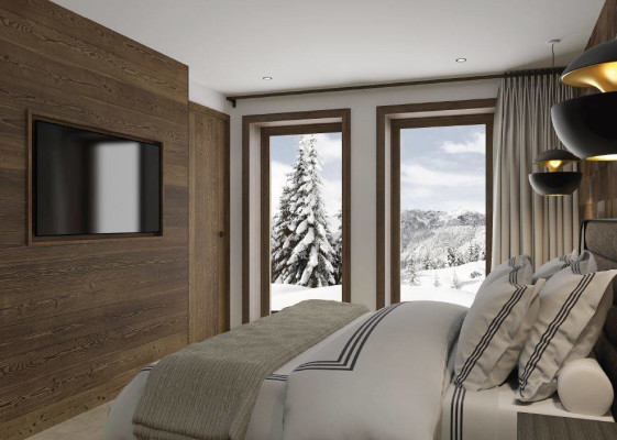 villa in Megève : Rent this 5 luxury bedrooms chalet in Mont d'arbors - Photo 4
