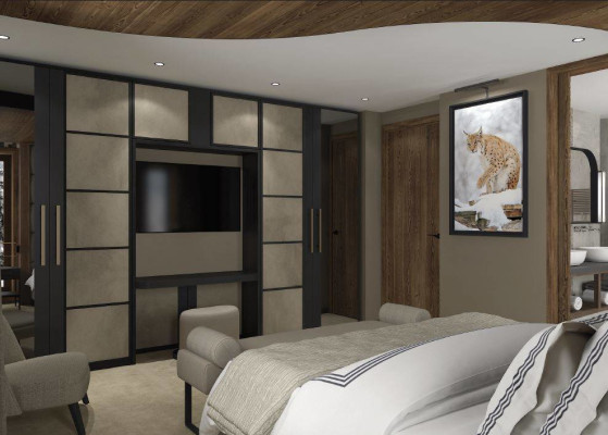villa in Megève : Rent this 5 luxury bedrooms chalet in Mont d'arbors - Photo 7