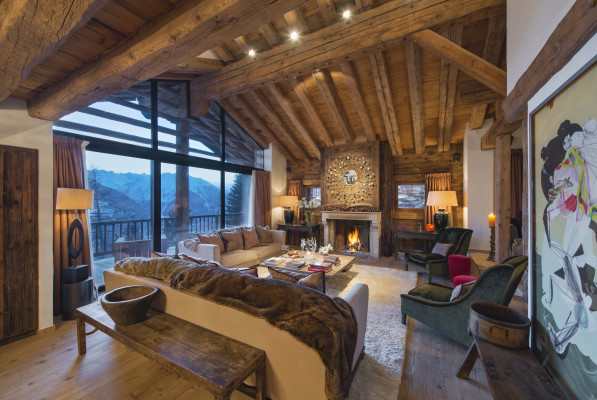 villa in Verbier : Rent this impressive luxury Verbier in the heart of the village - Photo 8