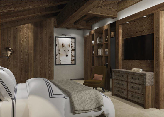 villa in Megève : Rent this 5 luxury bedrooms chalet in Mont d'arbors - Photo 8