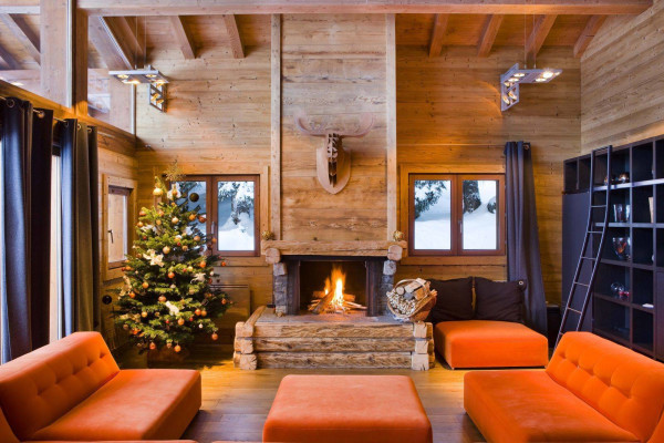 villa in Courchevel : Rent a Ski in / ski out Chalet on Pralong slopes. - Photo 5
