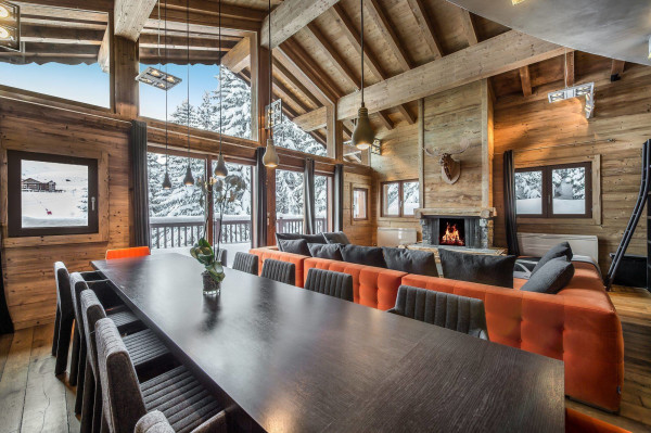 villa in Courchevel : Rent a Ski in / ski out Chalet on Pralong slopes. - Photo 4