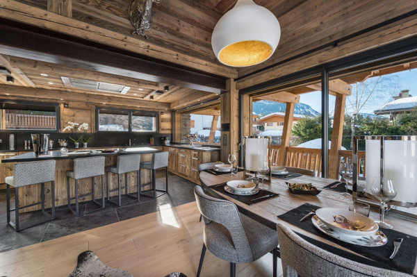 villa in Megève : Rent this exceptional chalet in Megeve Center. - Photo 9