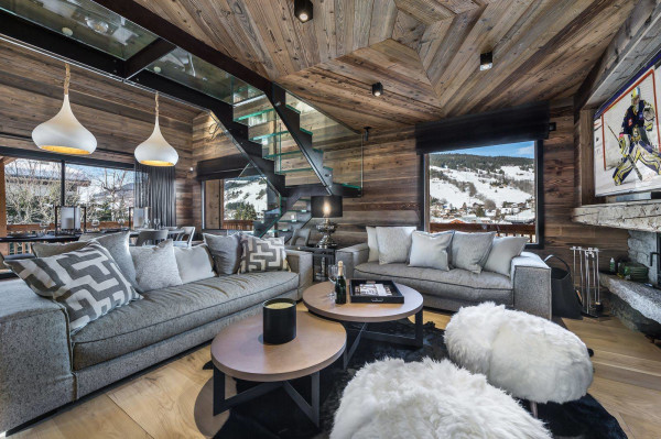 villa in Megève : Rent this exceptional chalet in Megeve Center. - Photo 2