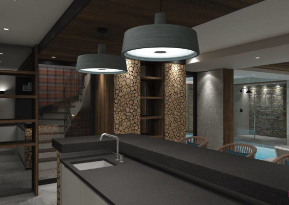 villa in Megève : Rent this 5 luxury bedrooms chalet in Mont d'arbors - Photo 11