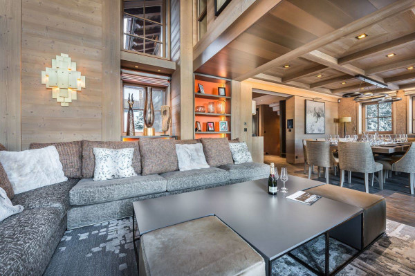 villa in Courchevel : Rent a brand new chalet of 900 sqm located in Courchevel 1850 - Photo 5