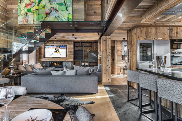 villa in Megève : Rent this exceptional chalet in Megeve Center. - Photo 3
