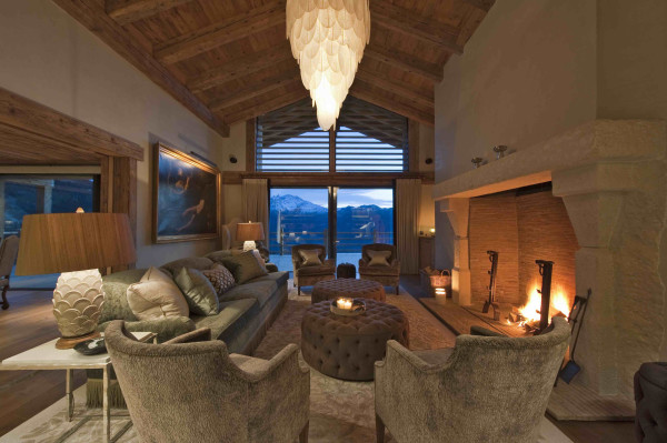 villa in Verbier : Rent estate comprised of 2 luxury chalets in Verbier with spa as well as a chalet for staff - Photo 5